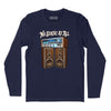 No Static At All Long Sleeve T-Shirt (Inspired by Steely Dan) - Navy