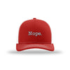 Nope Structured Trucker - RED