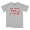 Now I Have a Machine Gun Relaxed Fit T-Shirt - Silver