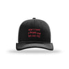 Now I Have a Machine Gun Structured Trucker - BLACK