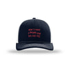 Now I Have a Machine Gun Structured Trucker - NAVY