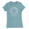 Old School Vinyl Womens T-Shirt - Heather Blue Lagoon