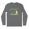 O'Malley's Bar Long Sleeve T-Shirt (Inspired by Escape - The PiΓ±a Colada Song) - Charcoal Heather