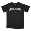 Openly Grey Vintage Arch Relaxed Fit T-Shirt - Black