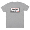 Penny Lane Street Sign T-Shirt (Inspired by The Beatles) - Heather Grey
