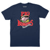 Pig Burgers T-Shirt - Navy