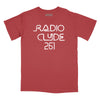Radio Clyde 261 Relaxed Fit T-Shirt - As Worn by Frank Zappa - Brick