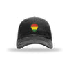 Rasta Pick - Soft Mesh Trucker - BLACK