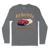 Red Barchetta Long Sleeve T-Shirt (Inspired by RUSH) - Charcoal Heather