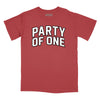Party of One Relaxed T-Shirt - BRICK