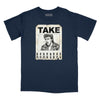 Take On Me Handbill Relaxed T-Shirt (Inspired by A-Ha) - NAVY