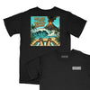 When the Volcano Blows Relaxed T-Shirt (Inspired by Jimmy Buffett) - BLACK