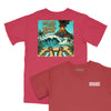 When the Volcano Blows Relaxed T-Shirt (Inspired by Jimmy Buffett) - BRICK