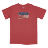 250 Old Glory Relaxed T-Shirt - BRICK
