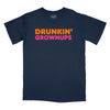 Drunkin' Grownups Relaxed T-Shirt - NAVY