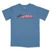 America Old Glory Script Relaxed T-Shirt - SLATE