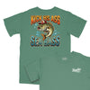 Kick His Ass Sea Bass Relaxed T-Shirt (Inspired by Dumb and Dumber) - PINE