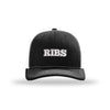 Ribs Structured Trucker - BLACK