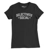 Selectively Social Womens T-Shirt - Black