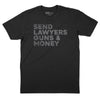 Send Lawyers Guns & Money Subdued T-Shirt - BLACK