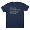 Send Lawyers Guns & Money Subdued T-Shirt - NAVY