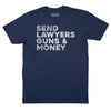 Send Lawyers Guns & Money T-Shirt - Navy