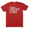 Send Lawyers Guns & Money T-Shirt - Red