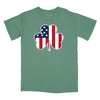 Shamrock American Flag Relaxed T-Shirt - PINE
