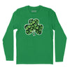 Shamrock Patch Long Sleeve T-Shirt - Kelly
