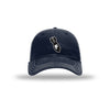F-Bomb Carbon Fiber Patch Soft Mesh Trucker Hat - NAVY/WHITE