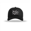 Zoso Combo Carbon Fiber Patch Structured Hat - BLACK