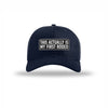 My First Rodeo Carbon Fiber Patch Structured Hat - NAVY
