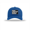 Send Lawyers Guns & Money Carbon Fiber Patch Structured Hat - ROYAL