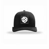 45 Adapter Carbon Fiber Patch Structured Trucker - BLACK