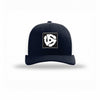 45 Adapter Carbon Fiber Patch Structured Trucker - NAVY