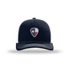Texas Flag Guitar Pick Structured Trucker - NAVY