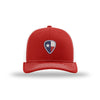 Texas Flag Guitar Pick Structured Trucker - RED