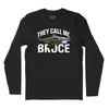 They Call Me Bruce Long Sleve T-Shirt (Inspired by JAWS) - Black