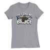 They Call Me Bruce Womens T-Shirt (Inspired by JAWS) - Heather Grey