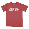 This is My Lucky Shirt Relaxed T-Shirt - BRICK - RELAXED FIT
