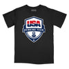 USA Drinking Team Relaxed Fit T-Shirt - Black