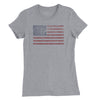 Vintage Flag Womens T-Shirt - Athletic Heather