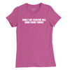 Surely Not Everyone Will Wang Chung Womens T-Shirt (Inspired by Wang Chung) - Berry