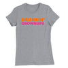 Drunkin' Grownups Womens T-Shirt - Heather Grey