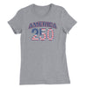 America 250 Vintage Womens T-Shirt - Heather Grey