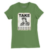Take On Me Handbill Womens T-Shirt (Inspired by A-Ha) - Leaf