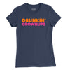 Drunkin' Grownups Womens T-Shirt - Navy