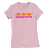 Drunkin' Grownups Womens T-Shirt - Pink