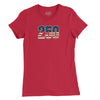 250 Old Glory Womens T-Shirt - Red