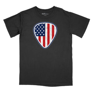 American Flag Guitar Pick Premium Relaxed T-Shirt